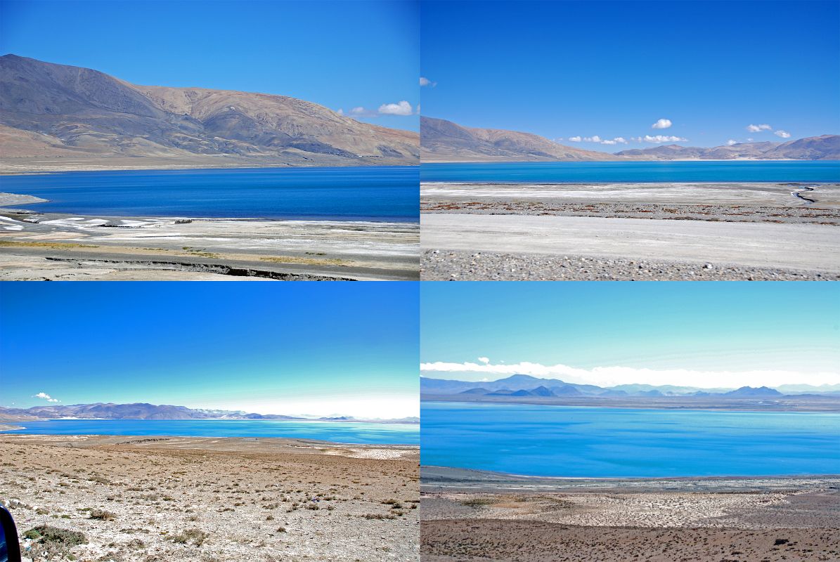 15 Peiko Tso After leaving Peiko Tso, the road climbs to a pass with good views back to Peiko Tso.